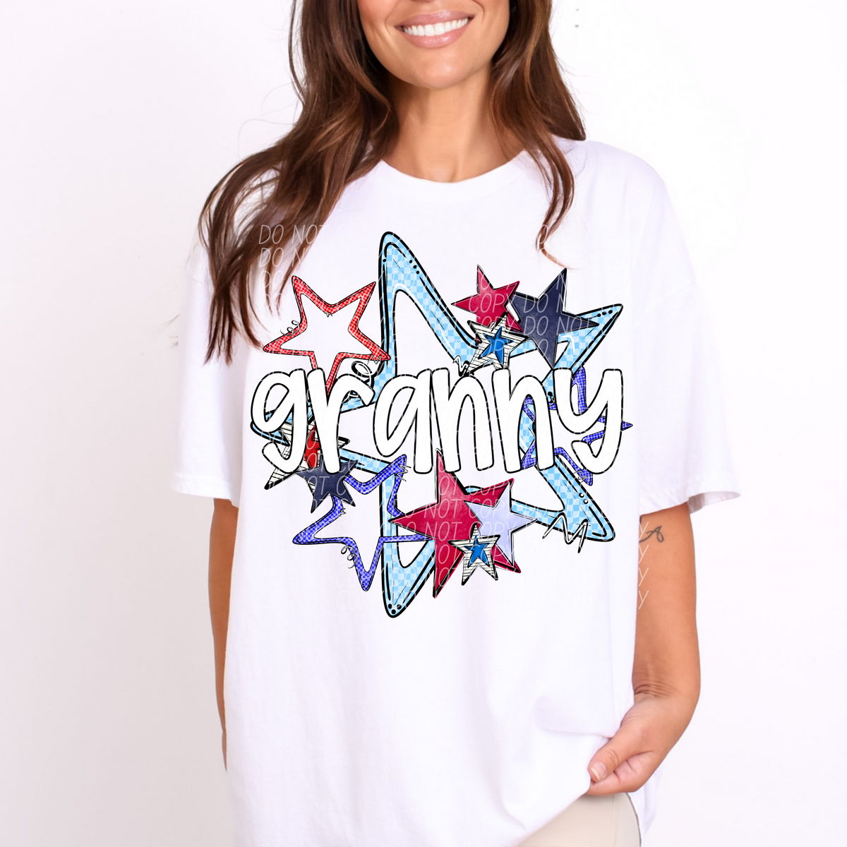 GRANNY fourth of July stars (CITY) DTF transfer