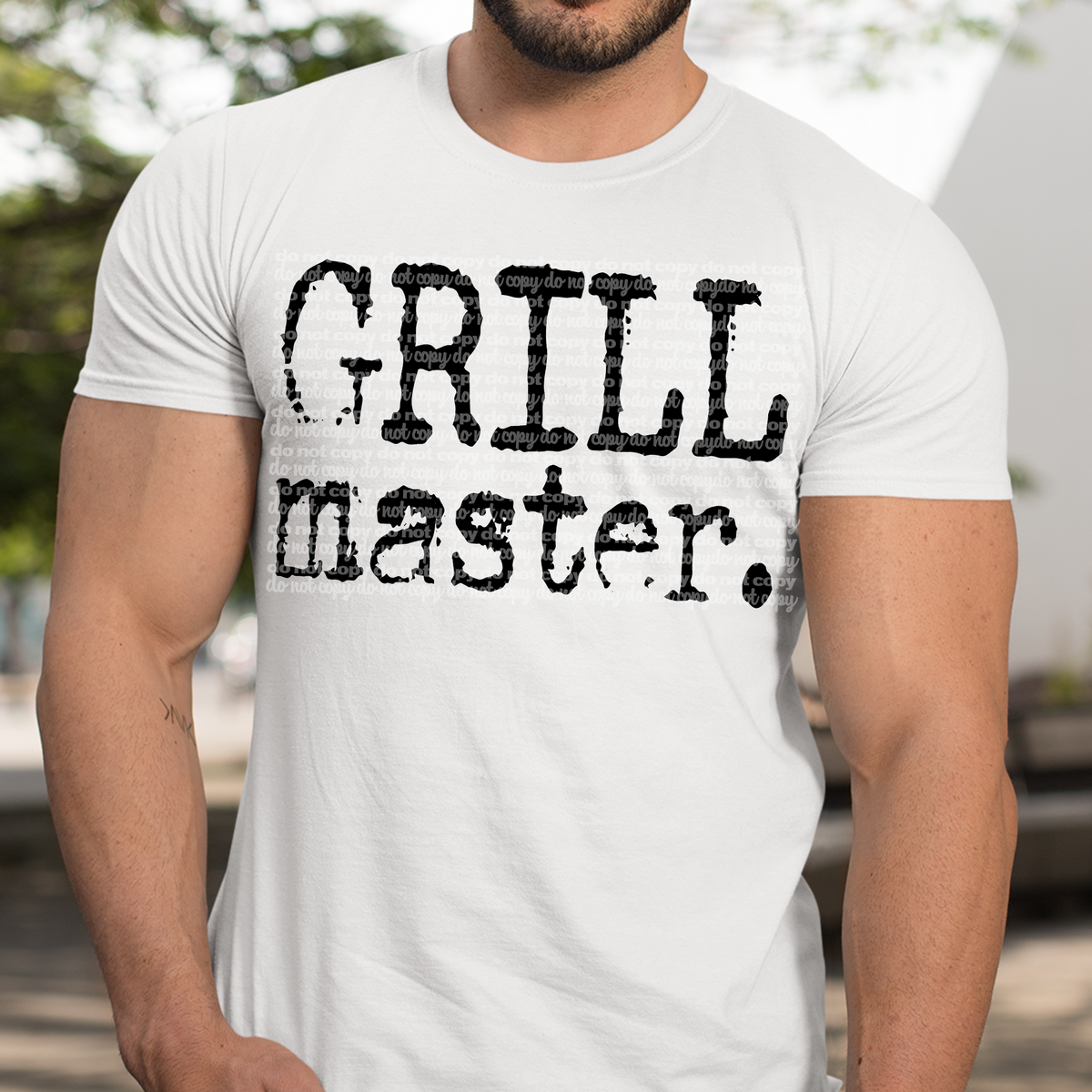 Grill Master typography (TTD) 102994 DTF transfer