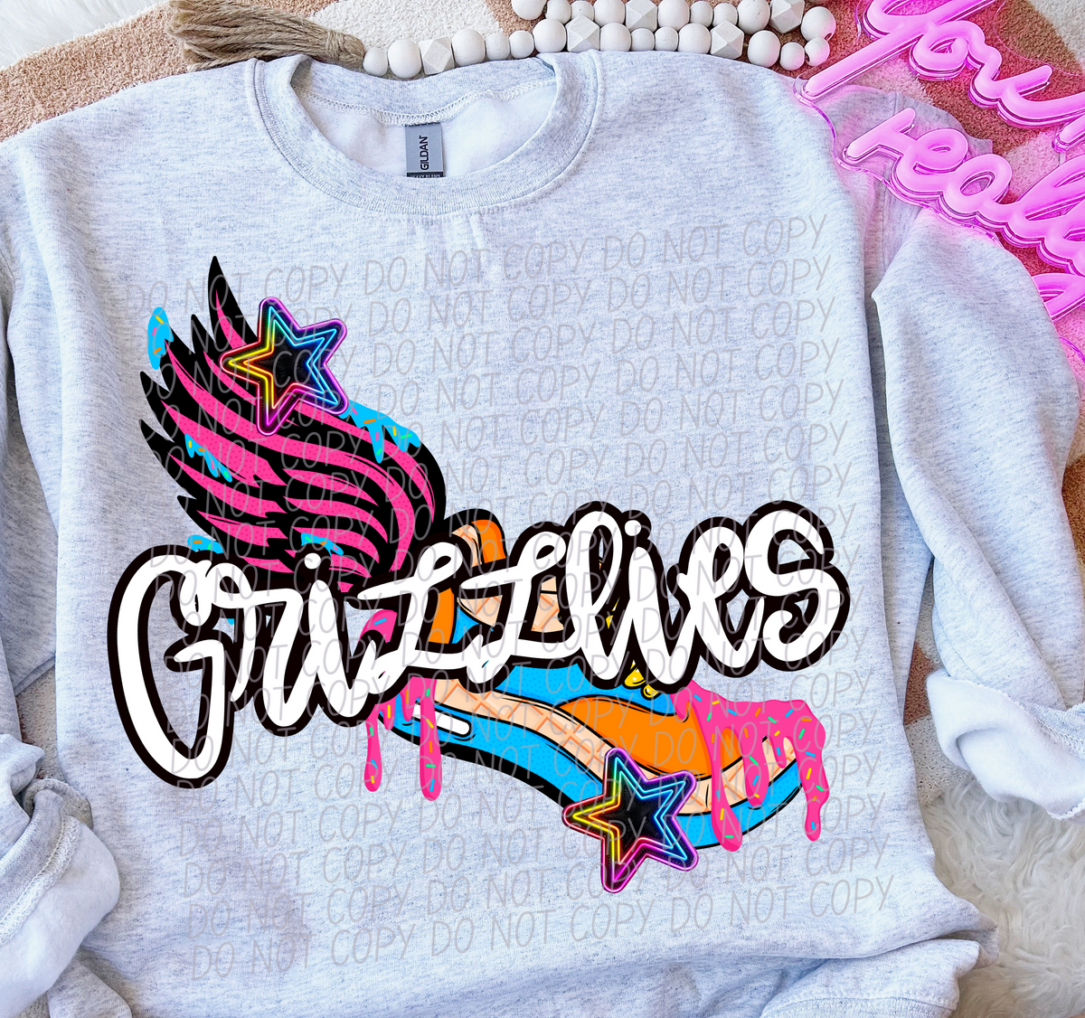 Grizzlies Drip Track (City) 103047 DTF transfer