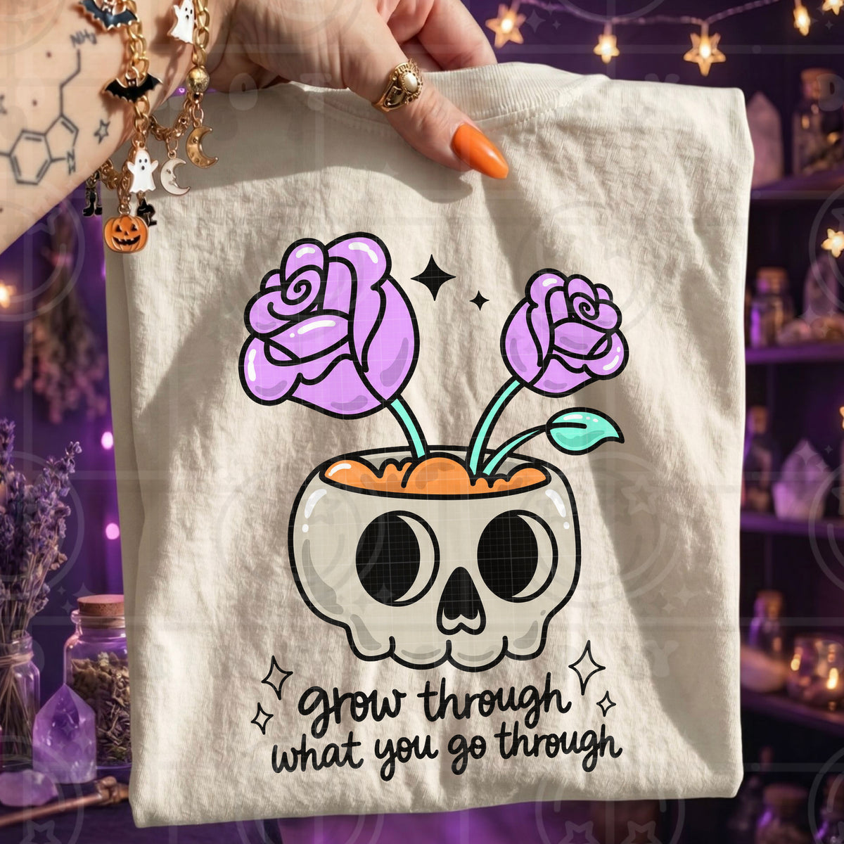 Grow through what you go through (HW) DTF Transfer