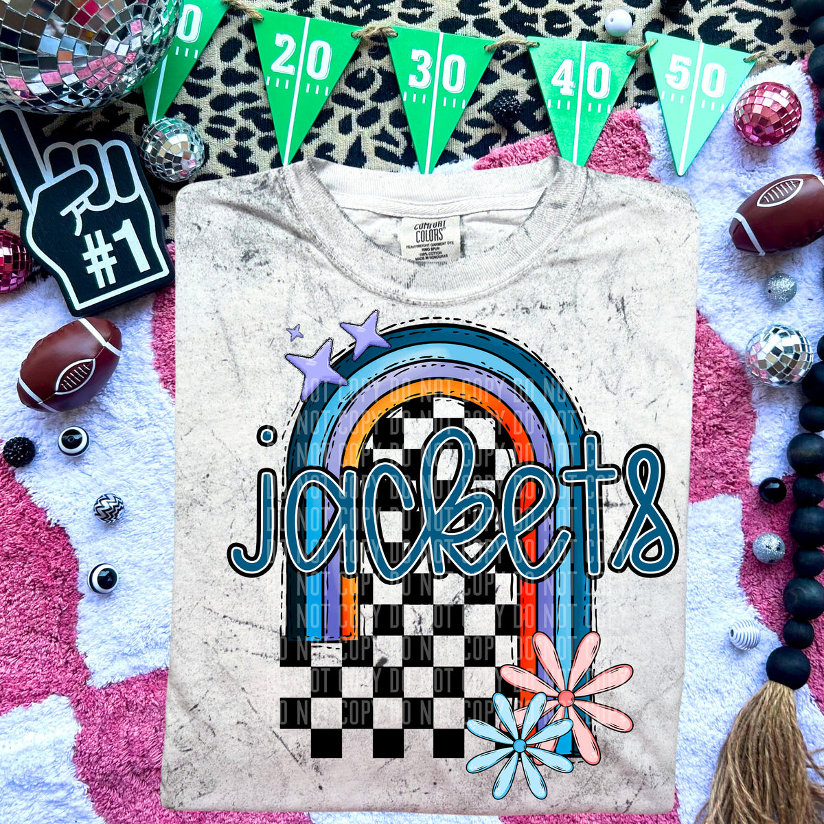 Jackets Half Rainbow 54691 DTF transfer