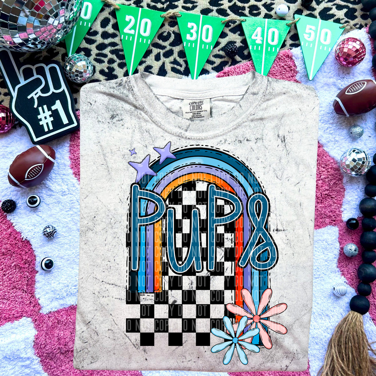 Pups Half Rainbow 54717 DTF transfer