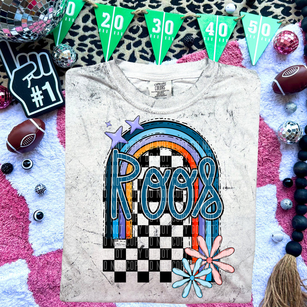 Roos Half Rainbow 54731 DTF transfer