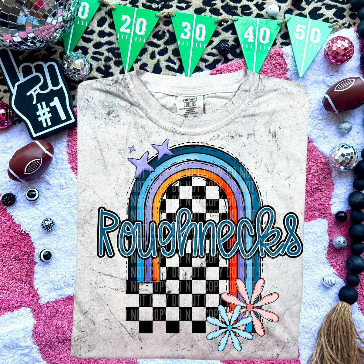 Roughnecks Half Rainbow 54732 DTF transfer