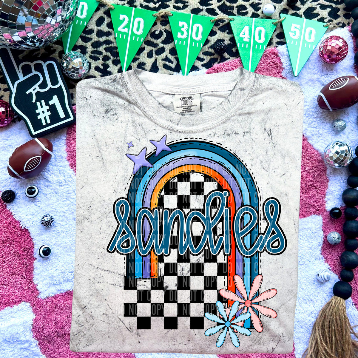 Sandies Half Rainbow 54733 DTF transfer