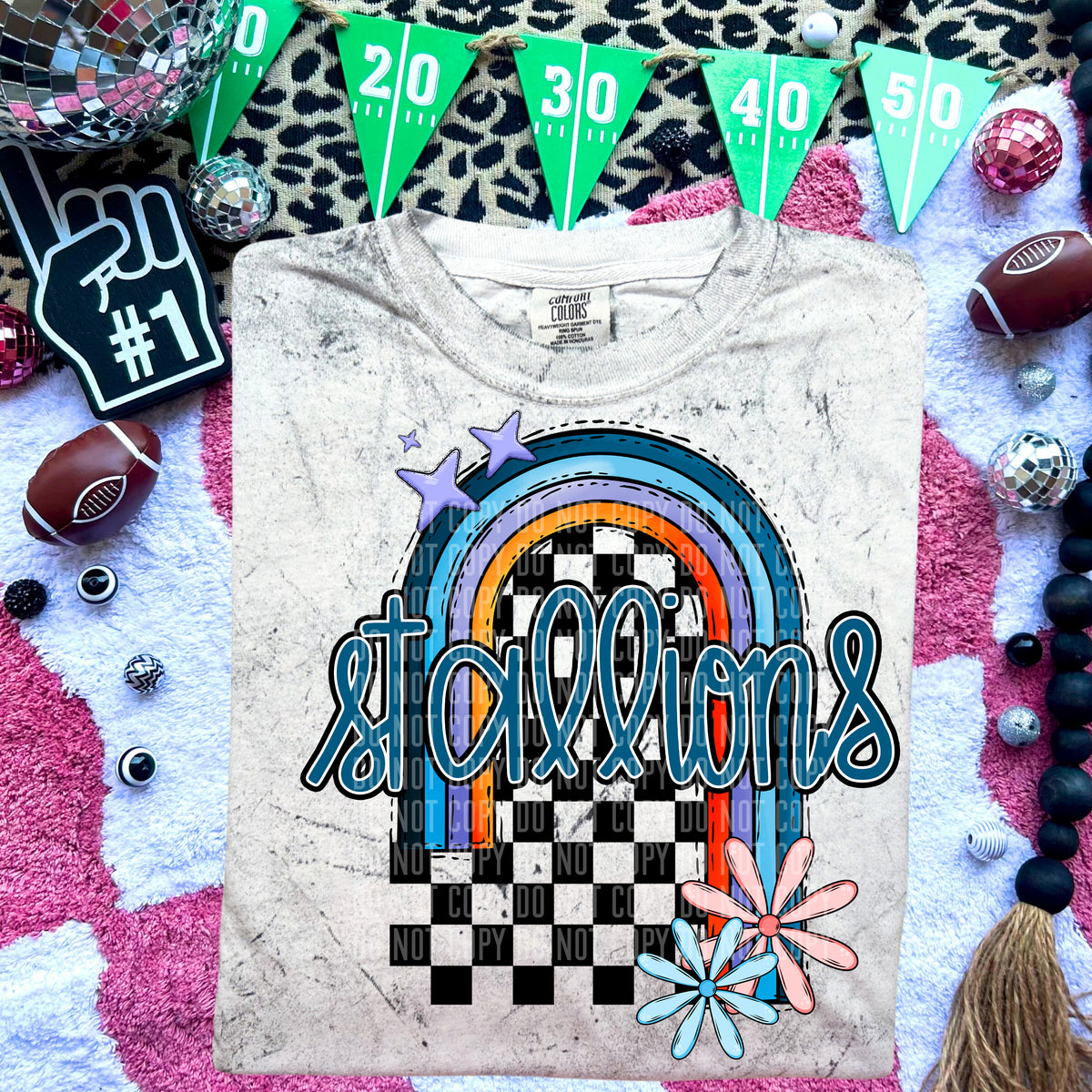 Stallions Half Rainbow 54740 DTF transfer