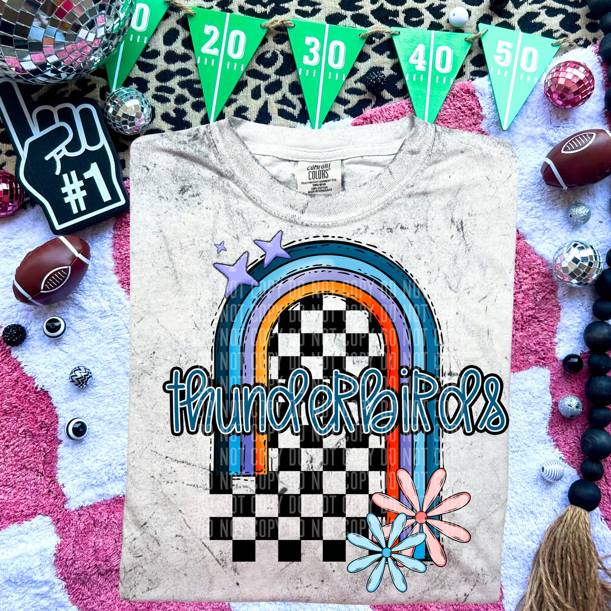 Thunderbirds Half Rainbow 54744 DTF transfer