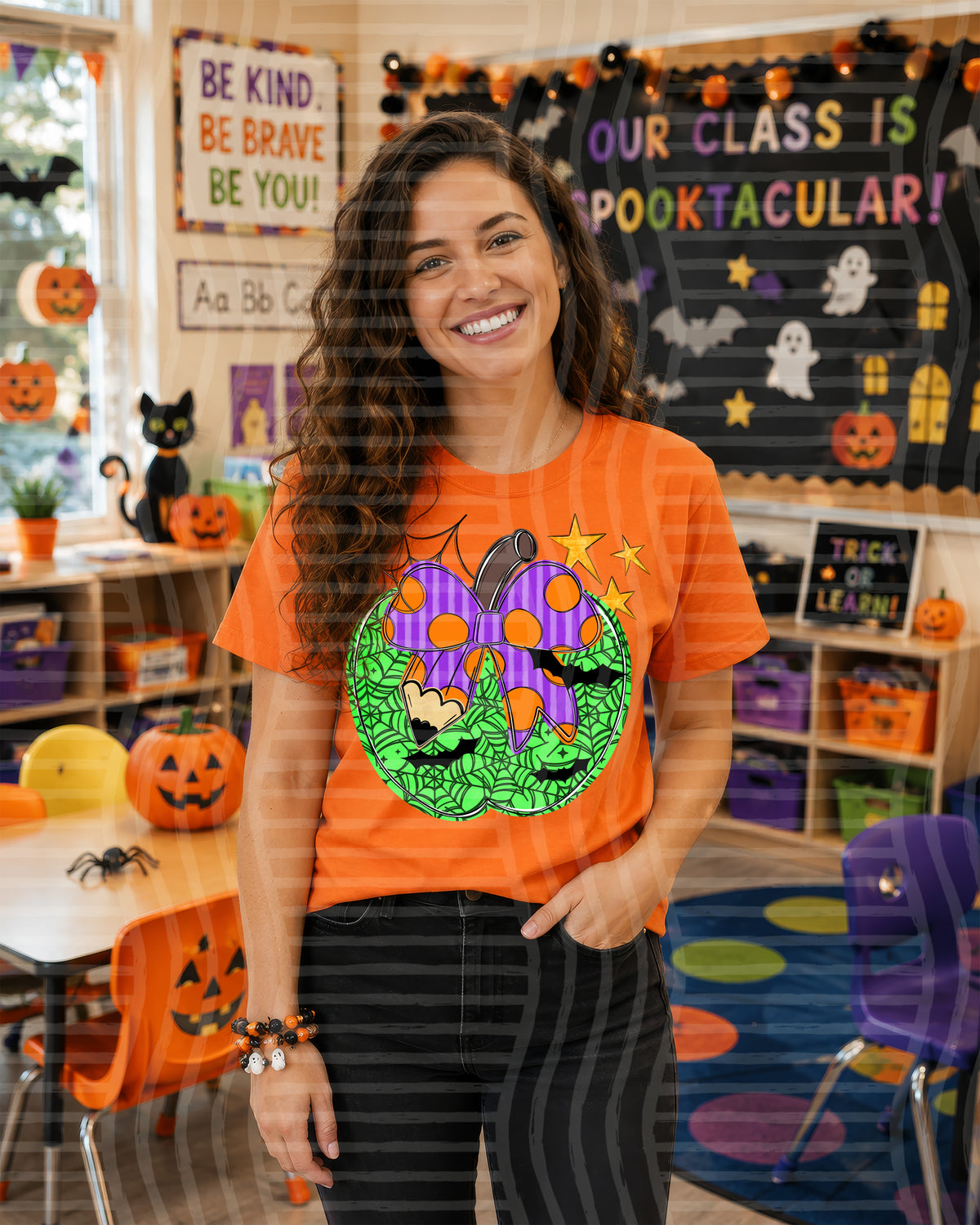 Halloween Apple (Caplinger) DTF Transfers