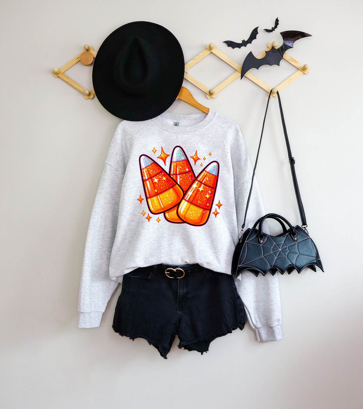 Halloween Candy Corn Sparkle 108771 DTF transfer