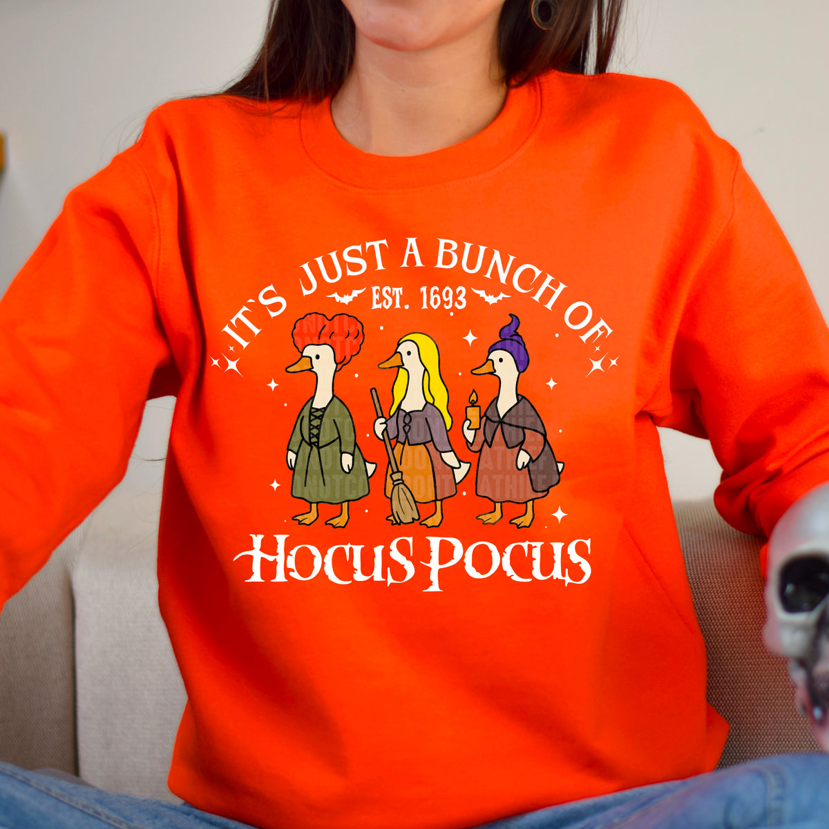 It's just a bunch of Hocus Pocus WHITE font 68798 DTF transfer