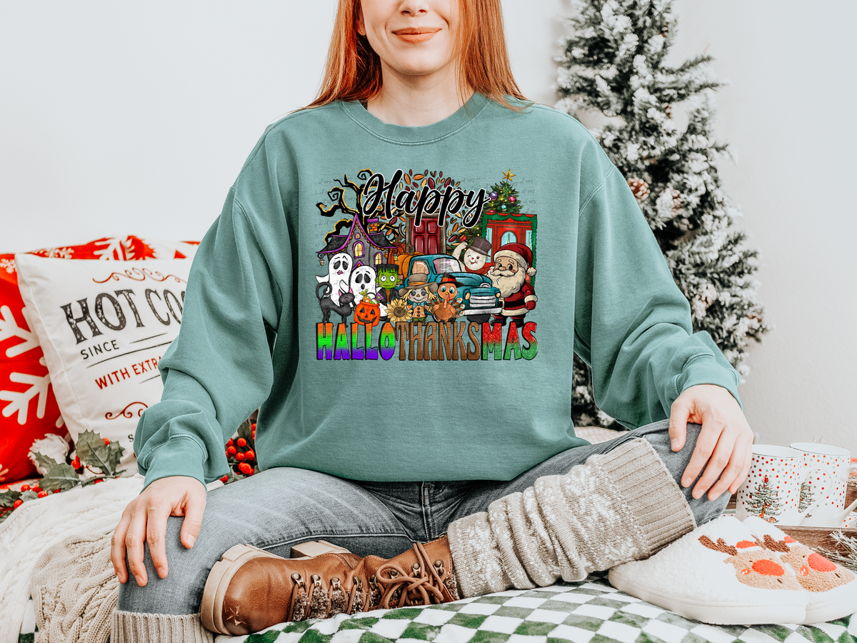 Happy Hallo Thanks Mas 54227 DTF transfer