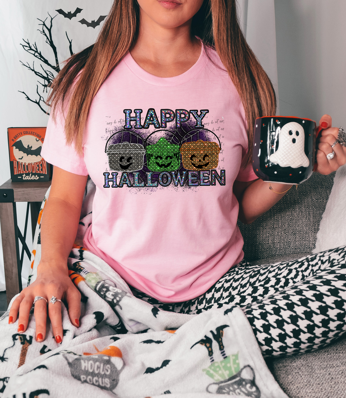 Happy Halloween Baskets 42560 DTF transfer