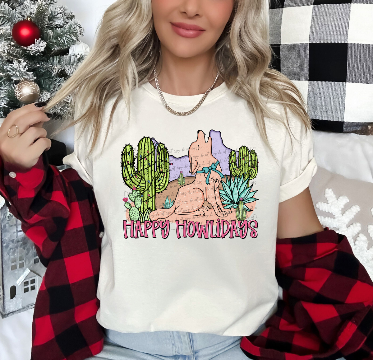 Happy Howlidays 42759 DTF transfer