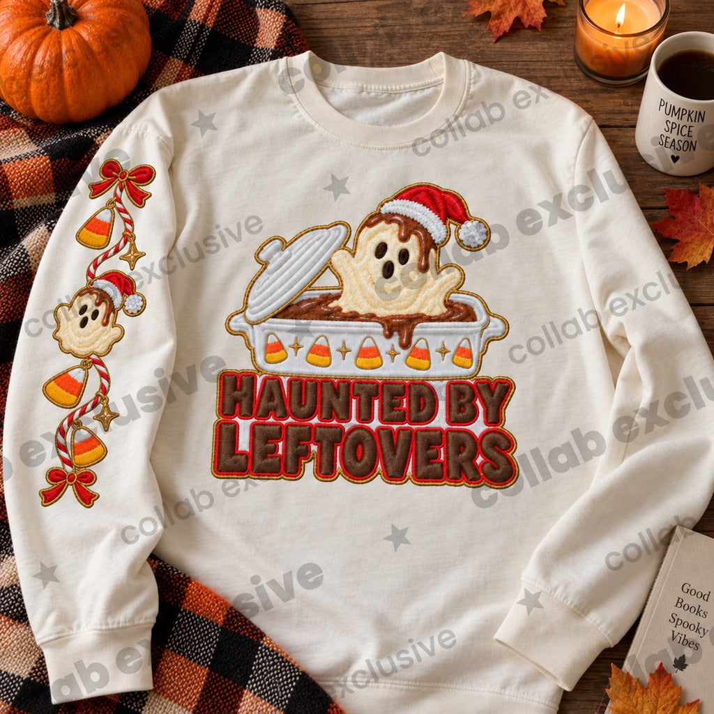 Haunted by leftovers FRONT ONLY DTF Transfer