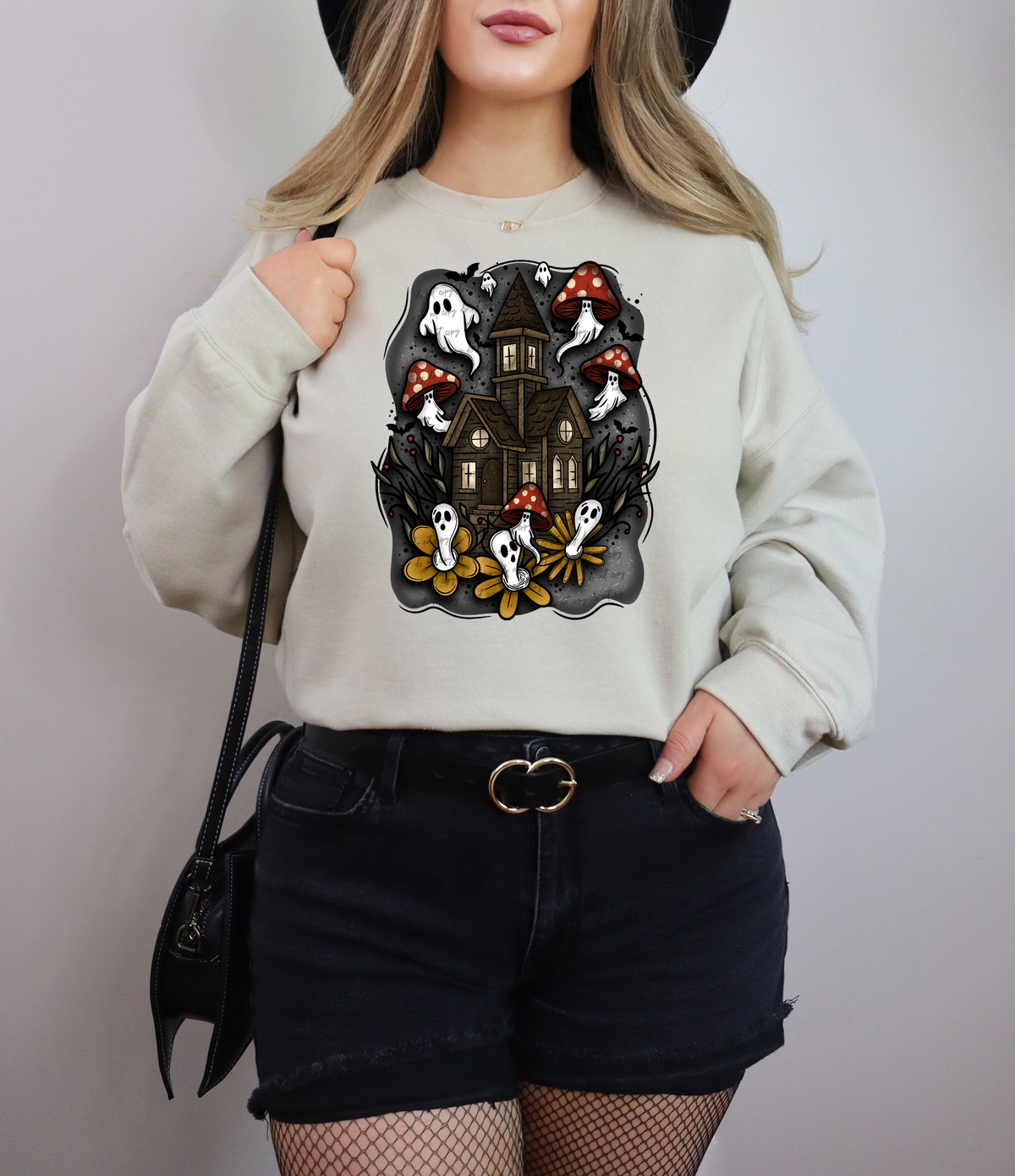 Haunted House Ghost with Shadow 42760 DTF transfer