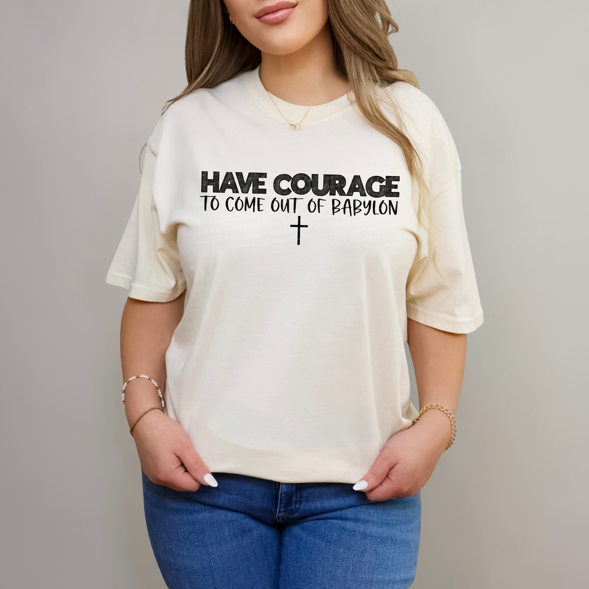 Have Courage To Come Out Of Babylon 115978 DTF Transfer