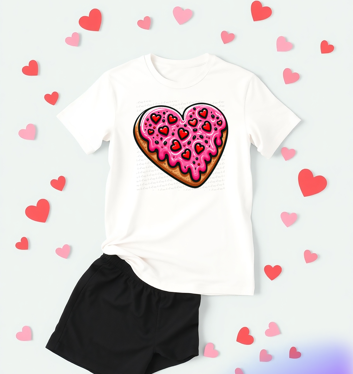 Heart Shaped Cookie Drippy 81819 DTF Transfer