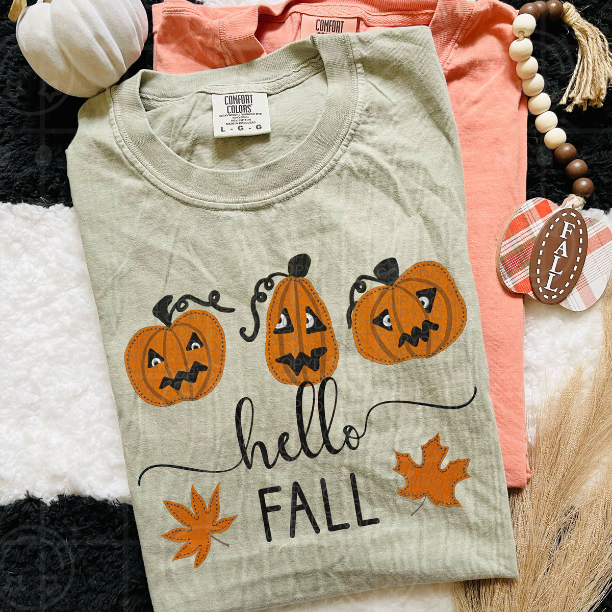 Hello fall pumpkins (HW) DTF Transfer