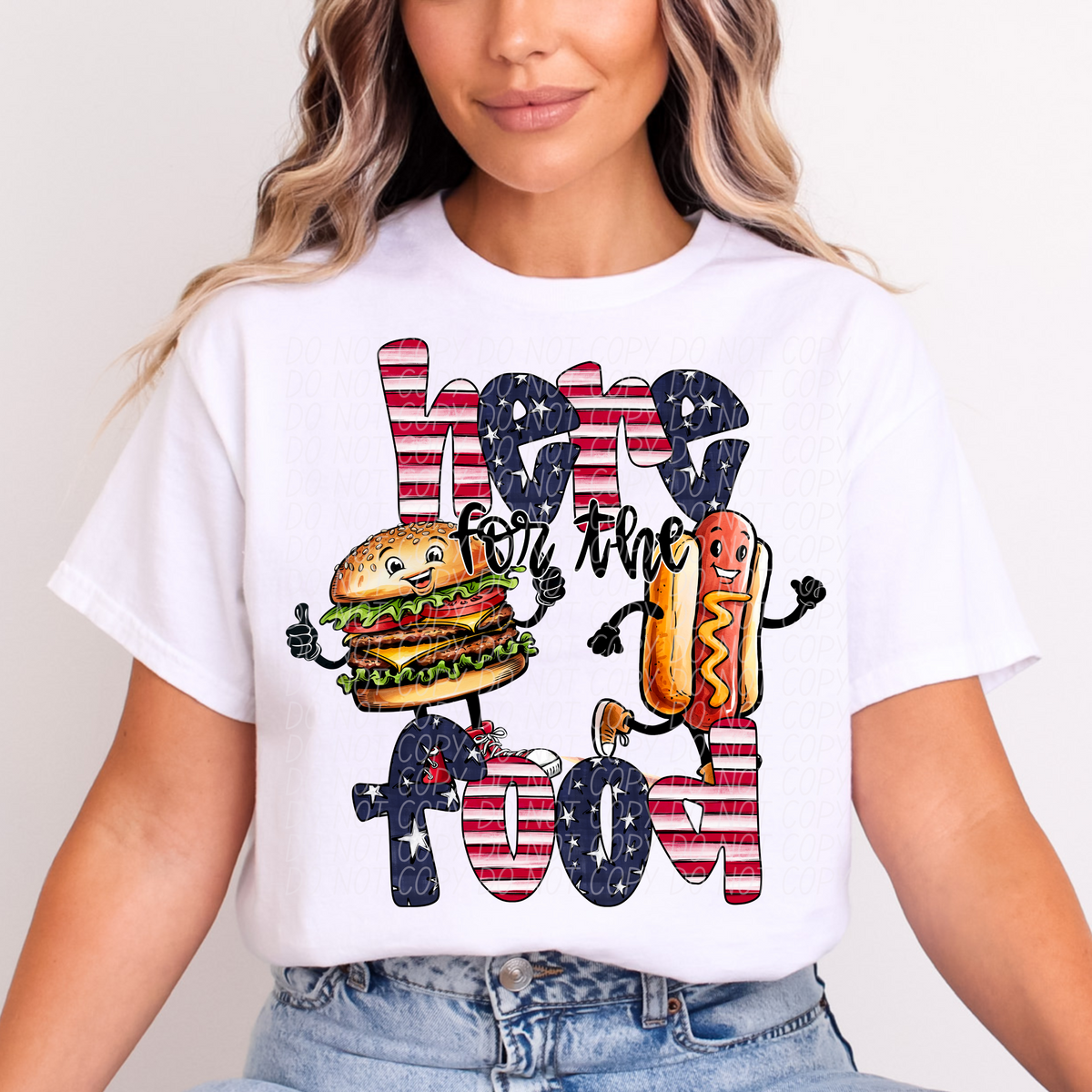 Here for the Food (CITY) DTF transfer