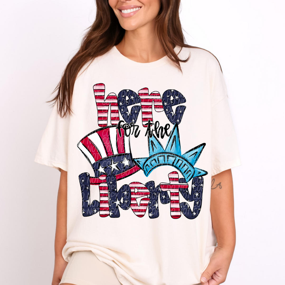 Here for the Liberty Crown (CITY) DTF transfer