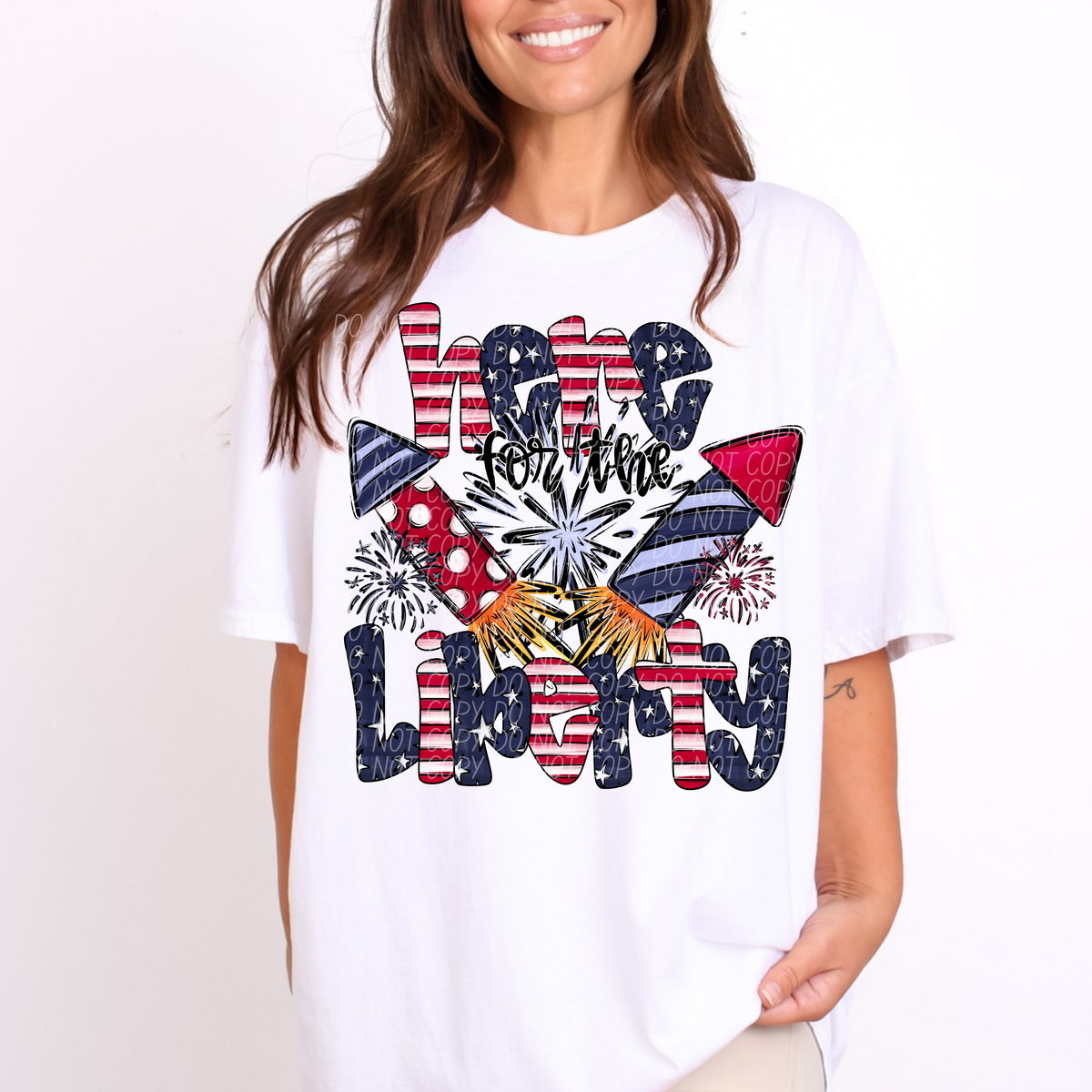 Here for the Liberty Fireworks (CITY) DTF transfer