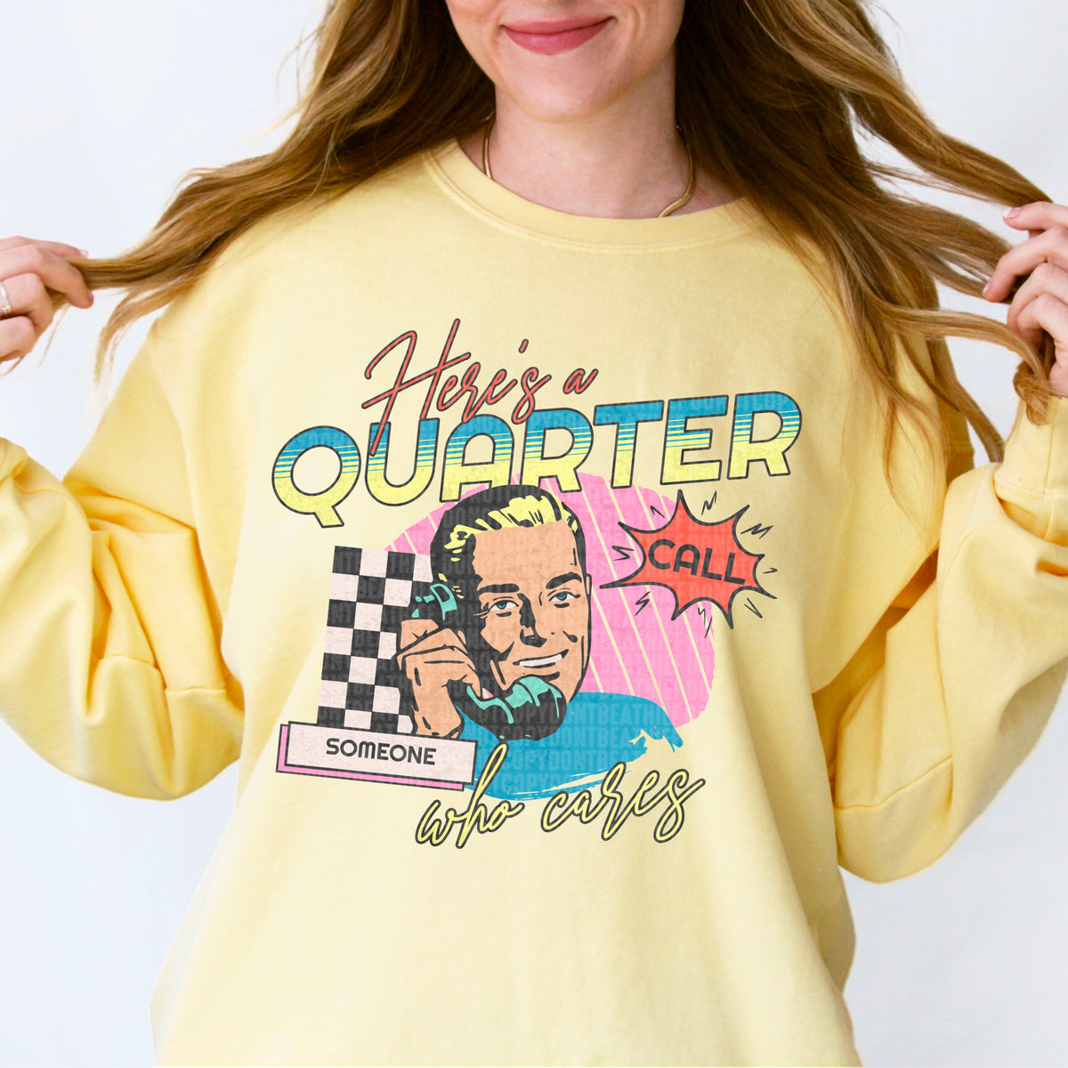 Here's a quarter call someone who cares DTF transfer