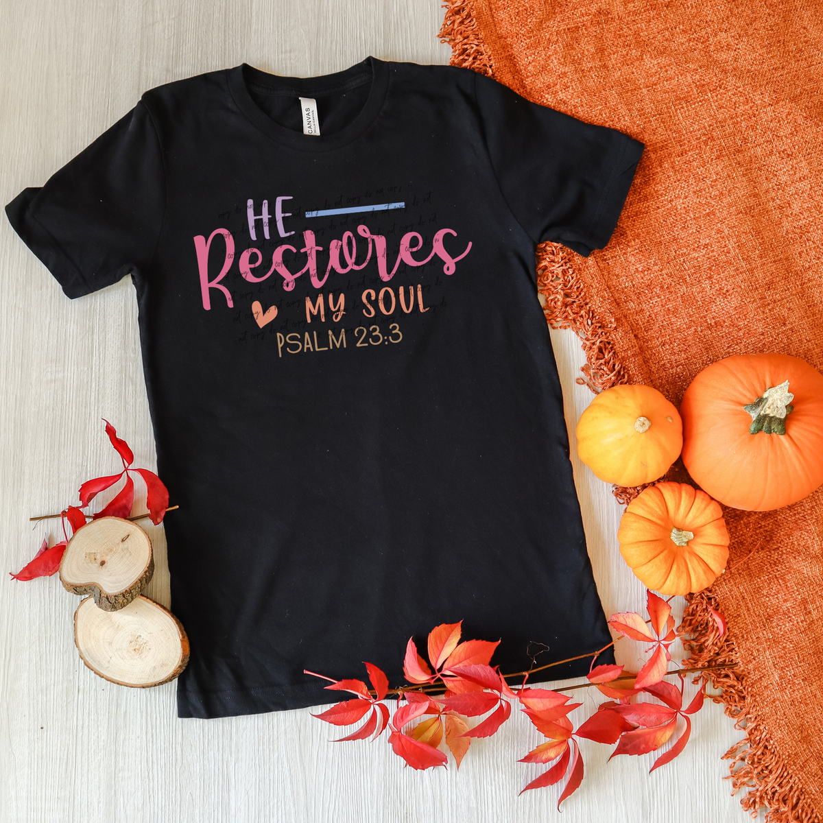 He Restores My Soul 42348 DTF transfer