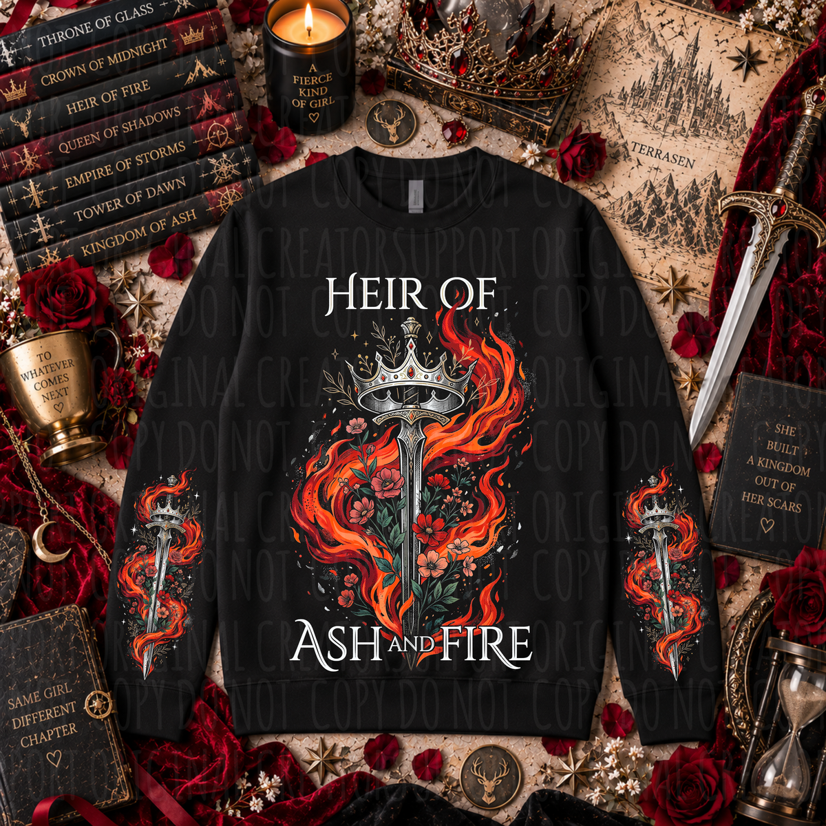 Ash and Fire (Starlight) DTF Transfer