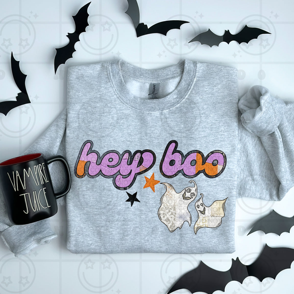Hey boo ghosts (HW) DTF Transfer