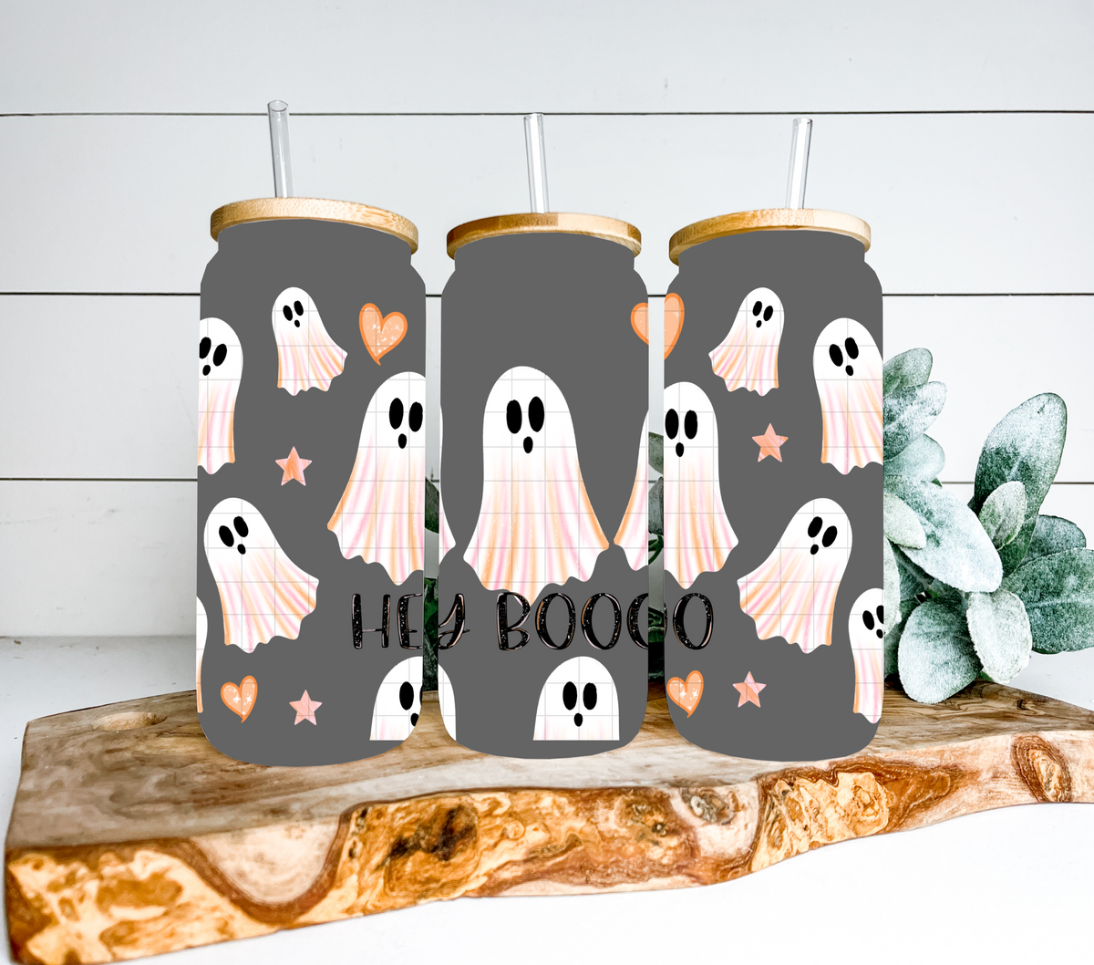 Hey boooo ghost (Linda) UV DTF WRAP