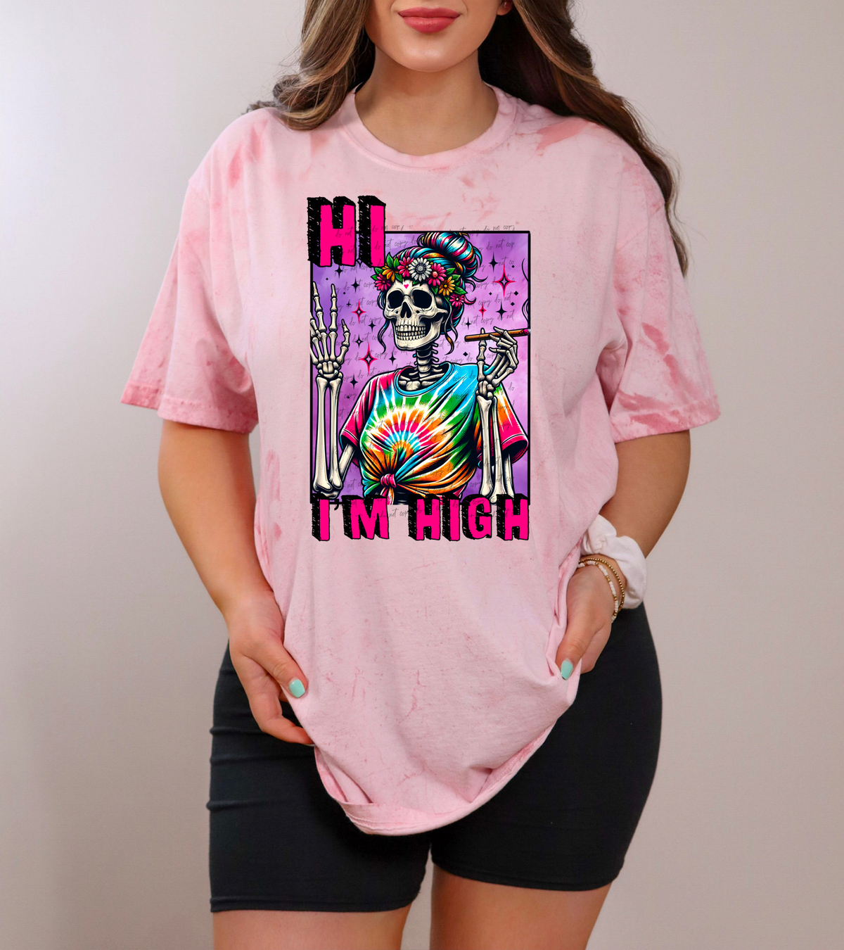 Hi I'm High Skellie 42766 DTF transfer