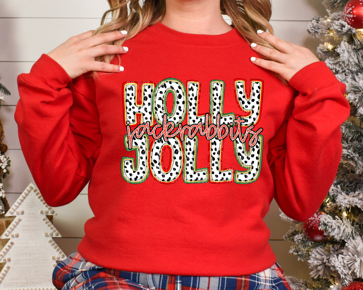 Holly Jolly Jackrabbits 63908 DTF transfer