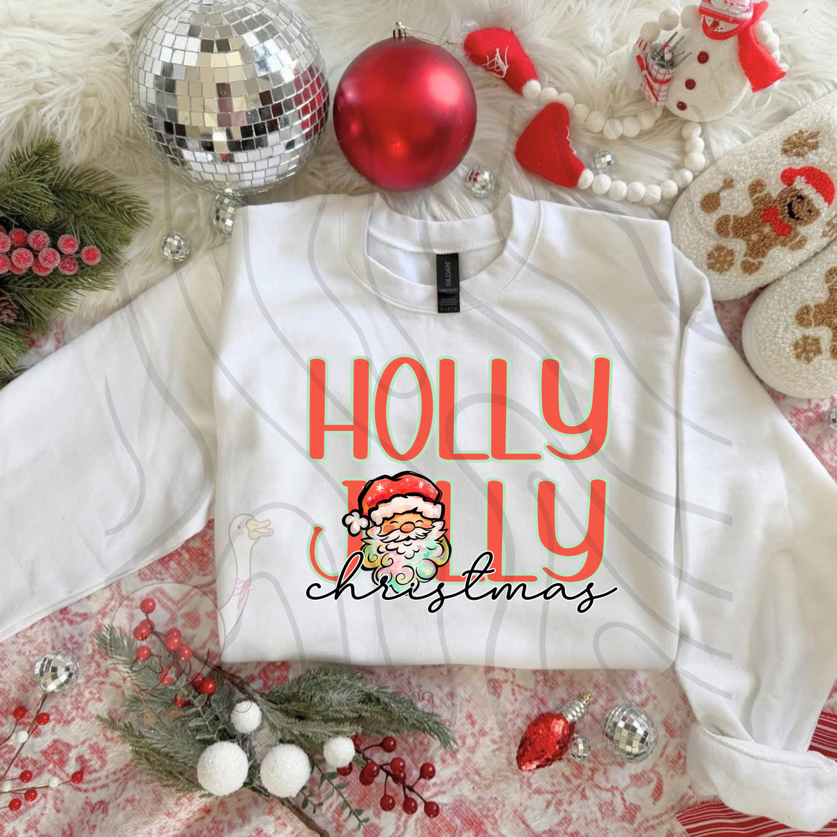 Holly jolly Christmas (DKD) DTF Transfer