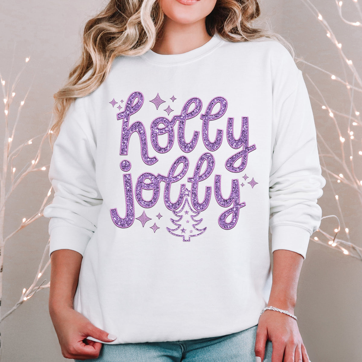 Holly Jolly Purple 63960 DTF transfer