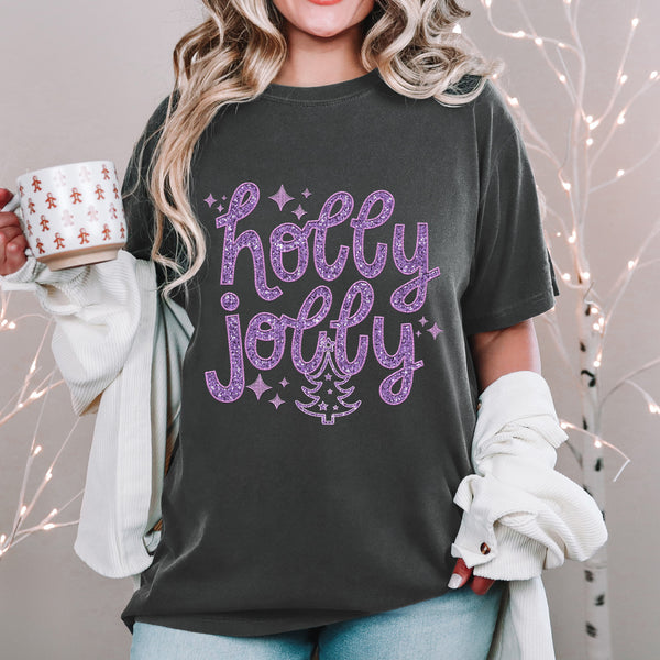 Holly Jolly Purple 63960 DTF transfer