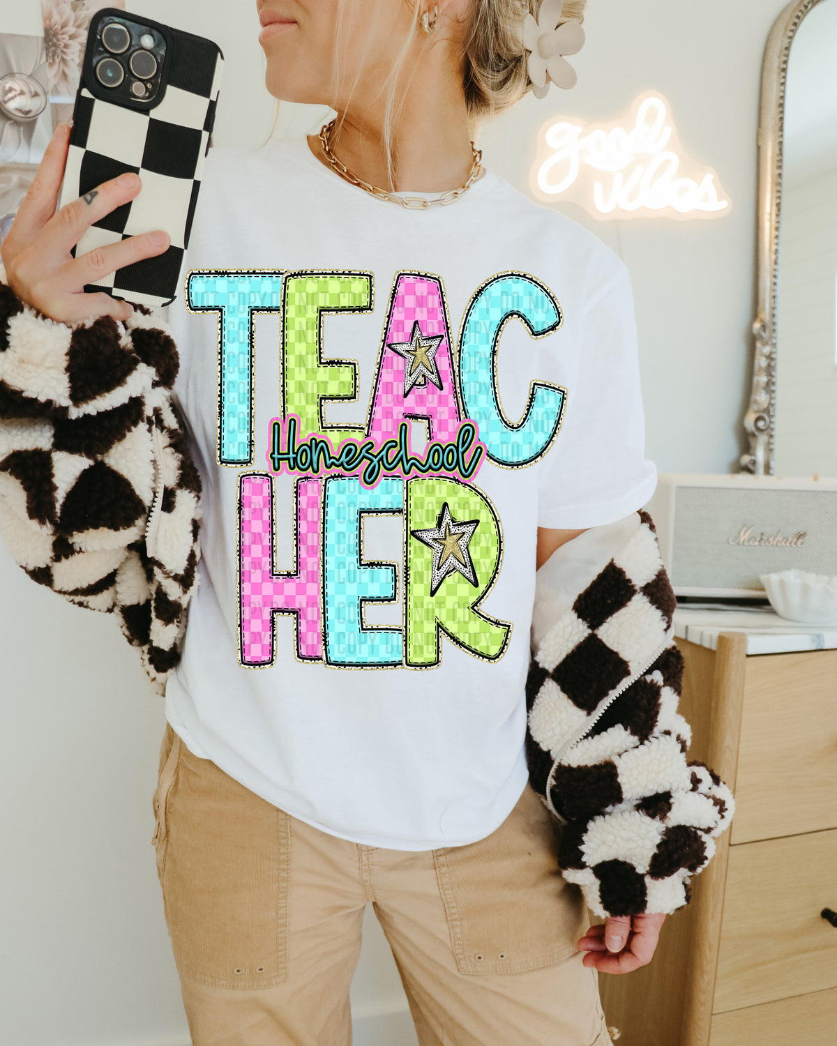 Homeschool Teacher (Caplinger) DTF transfer