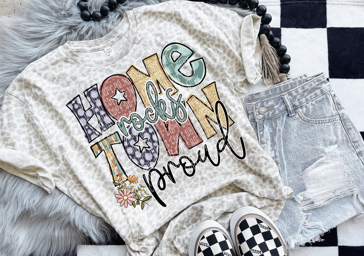 Hometown Proud Rocks 57215 DTF transfer