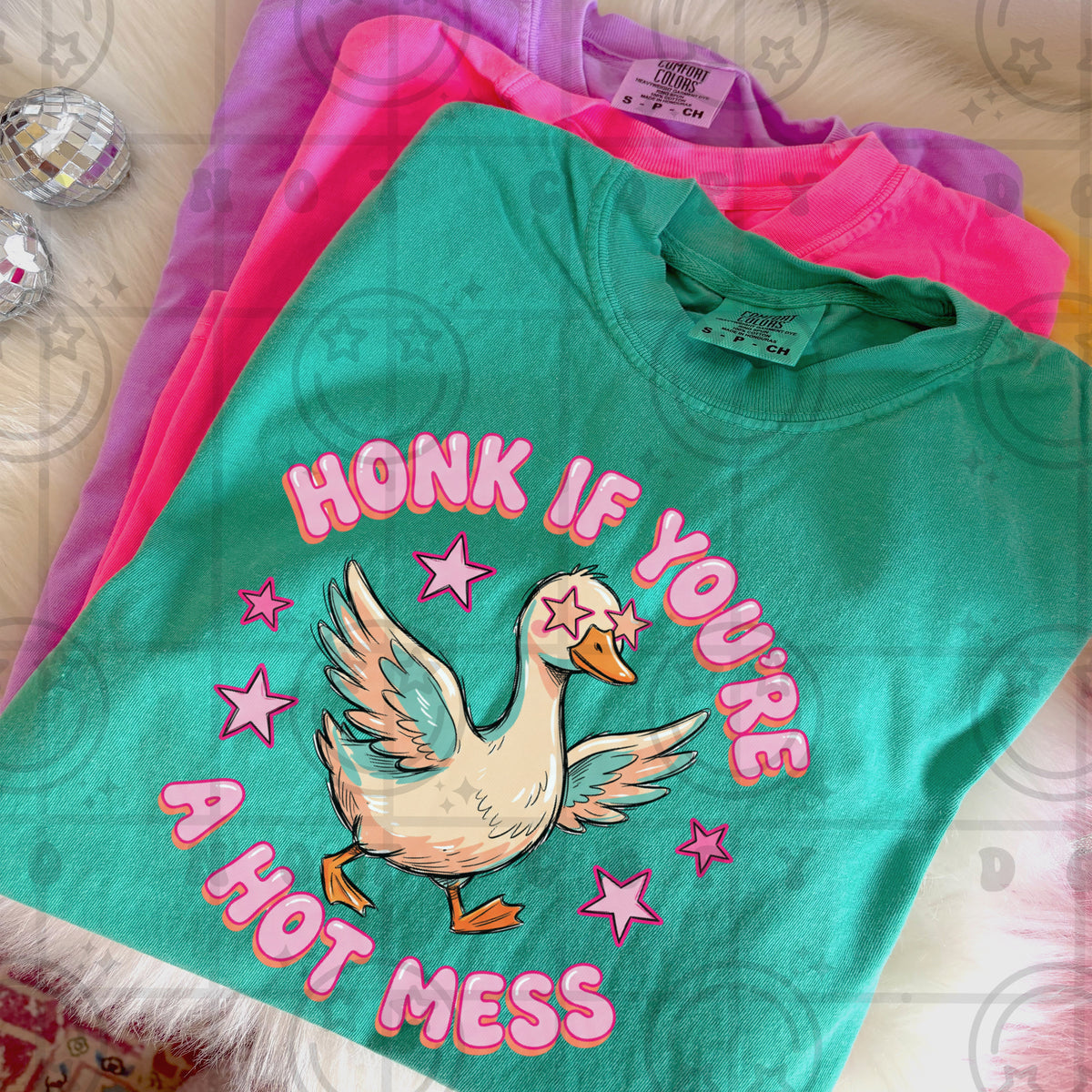 Honk if you're a hot mess goose (HW) DTF Transfer