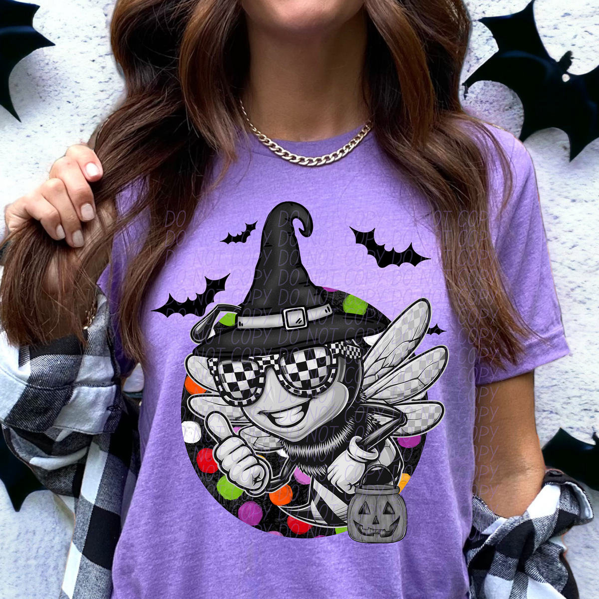 Hornet Checkered Polka 59751 DTF Transfer