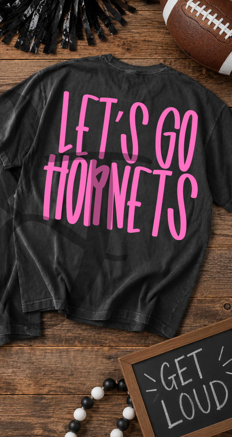 Lets go hornets- pink (Parker) DTF Transfer