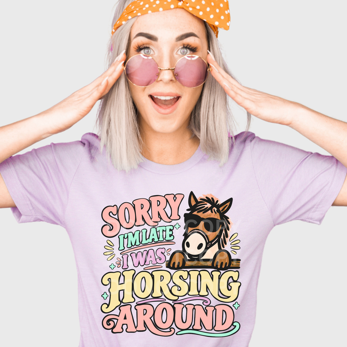 I was horsing around (CSG) DTF Transfer