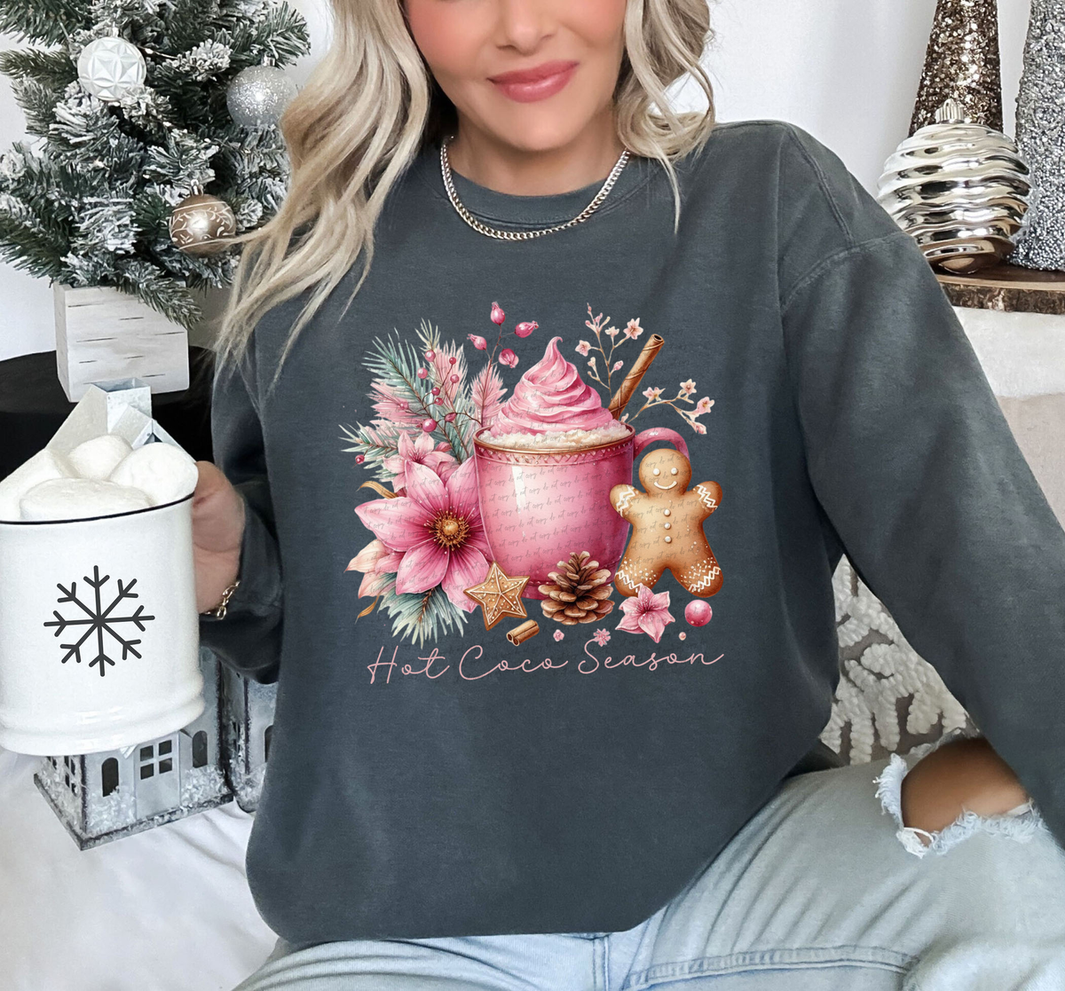 Hot Cocoa Season 61920 DTF transfer