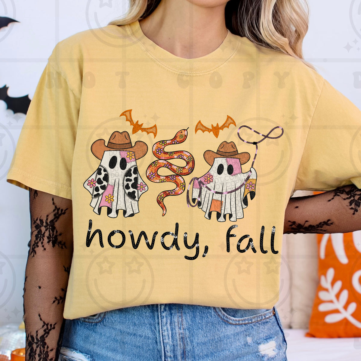 Howdy fall ghosts (HW) DTF Transfer