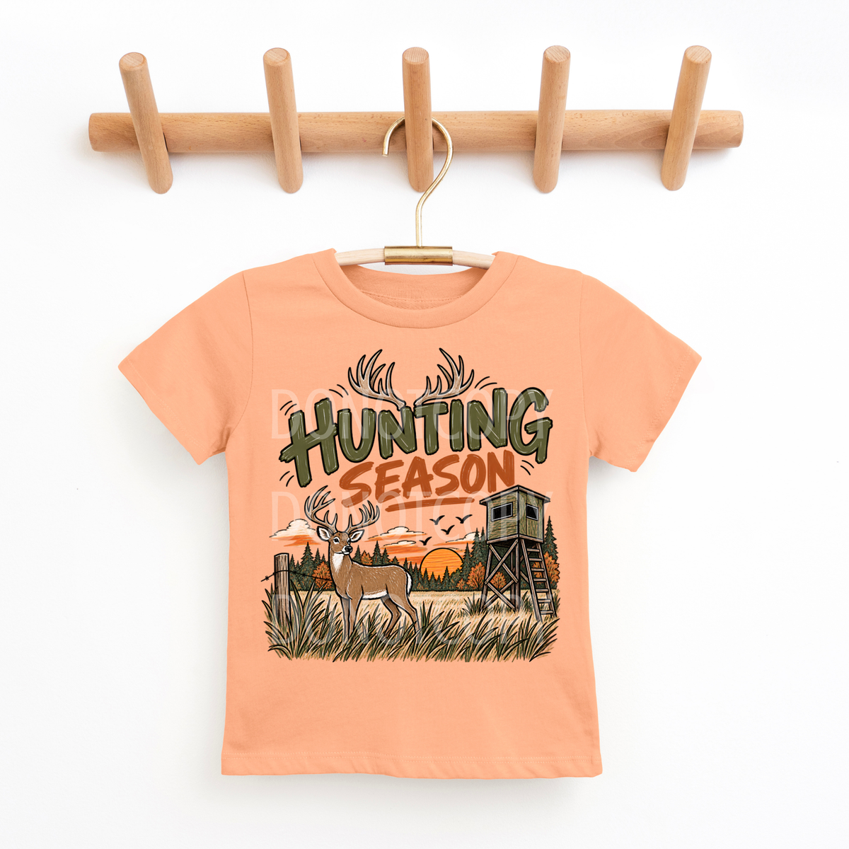 Hunting season with antlers (CSG) DTF Transfer