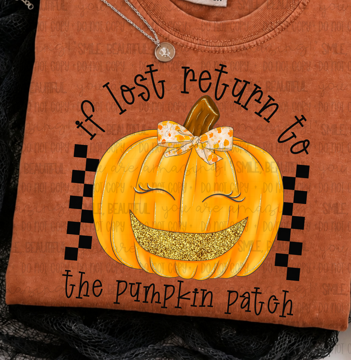 If lost return to the pumpkin patch (MD) DTF Transfer