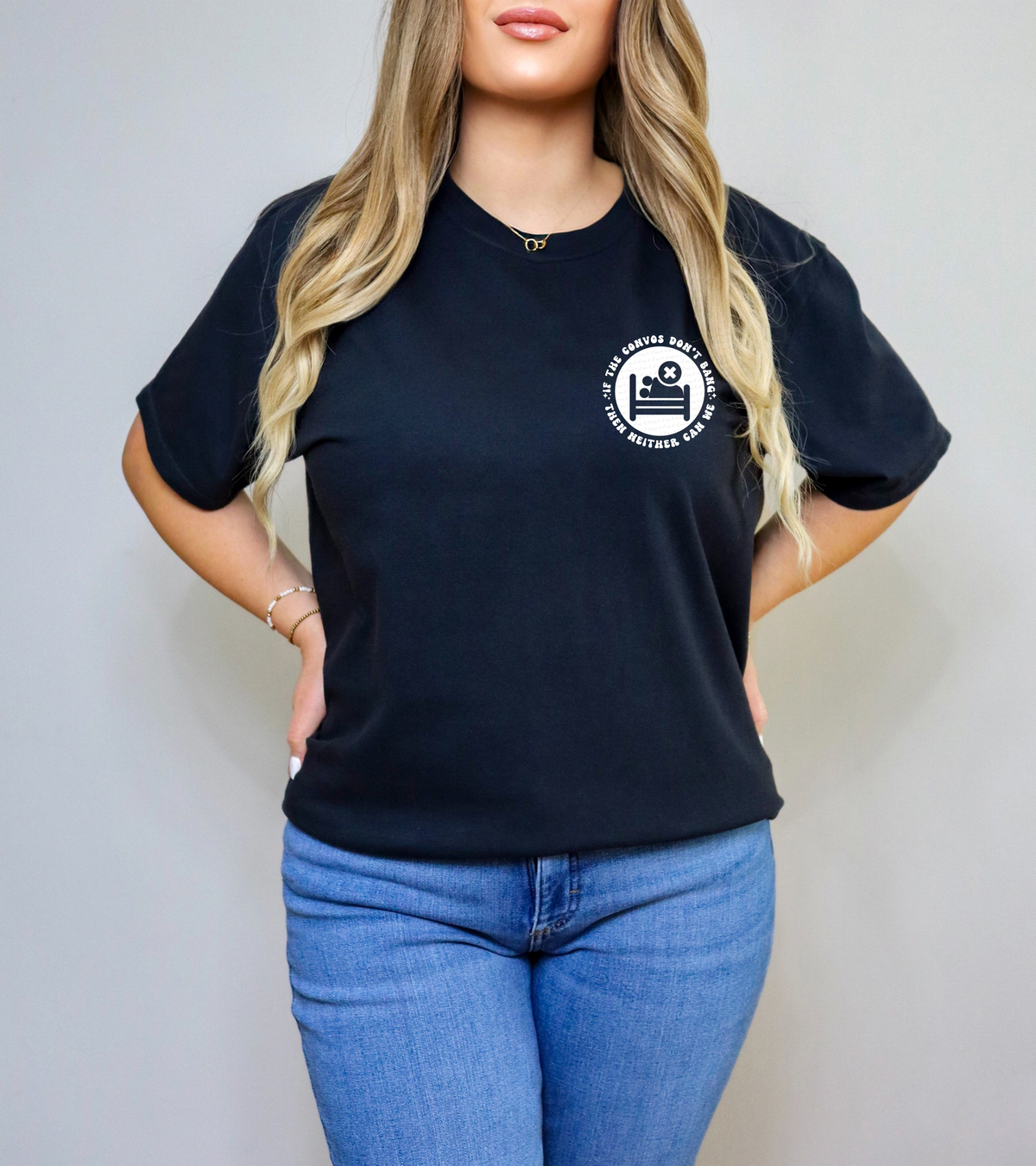 If The Convos Don't Bang Then Neither Can We Pocket Print WHITE 117716 DTF transfer