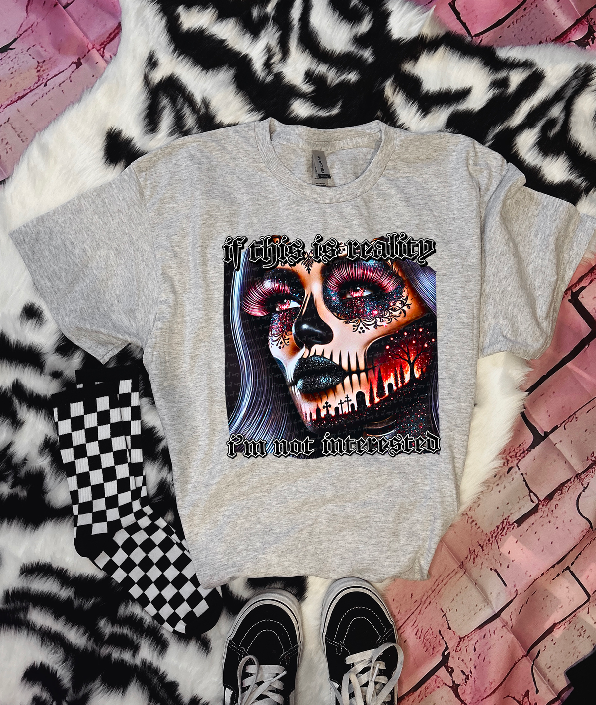 If This Is Reality I'm Not Interested 86061 DTF Transfer