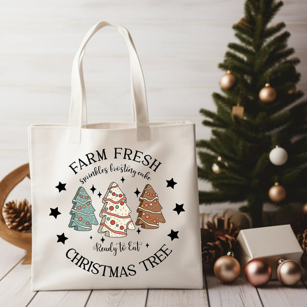 Farm fresh Christmas tree cakes 45096 DTF transfer