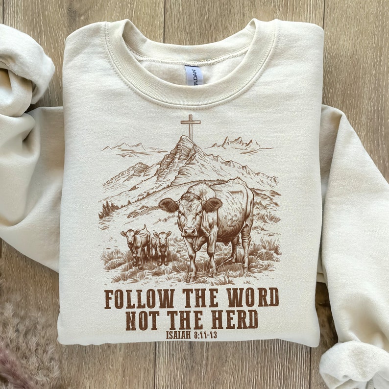 Follow the word not the herd 68481 DTF transfer