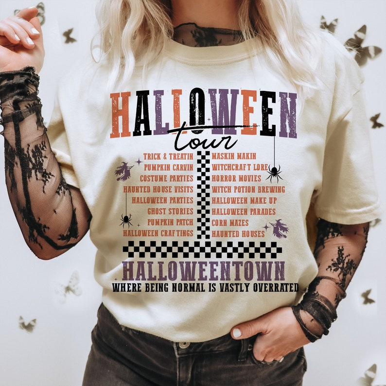 Halloween tour 68486 DTF transfer